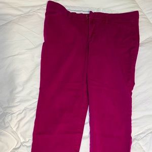 Fuchsia casual pants